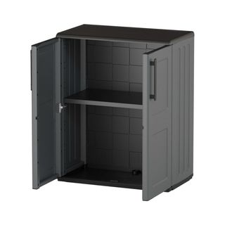 Armadio esterno in resina grigio 68x37x84cm