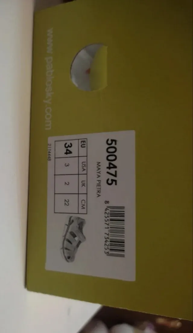 Sandalias Pablosky Piel Talla 34