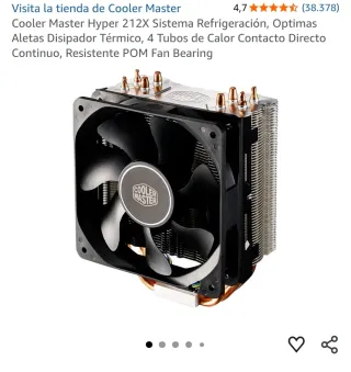 Cooler Master Hyper 212X Refrigeración CPU