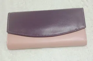 Cartera de mujer rosa y morada