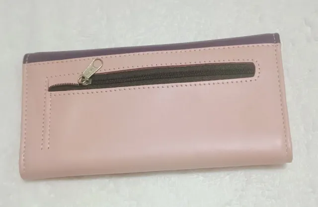 Cartera de mujer rosa y morada