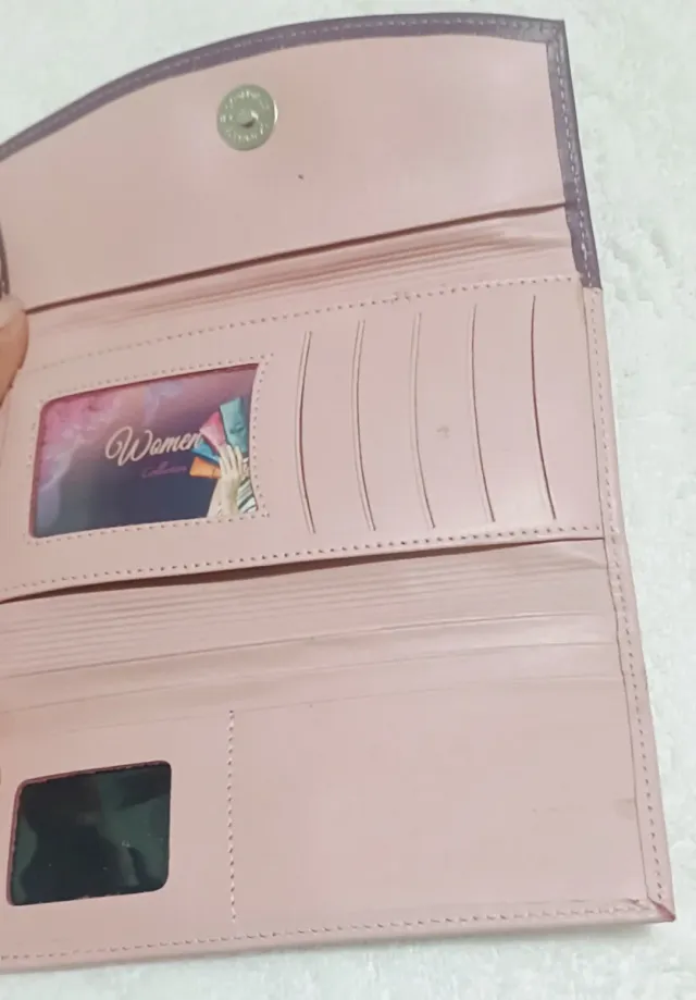 Cartera de mujer rosa y morada