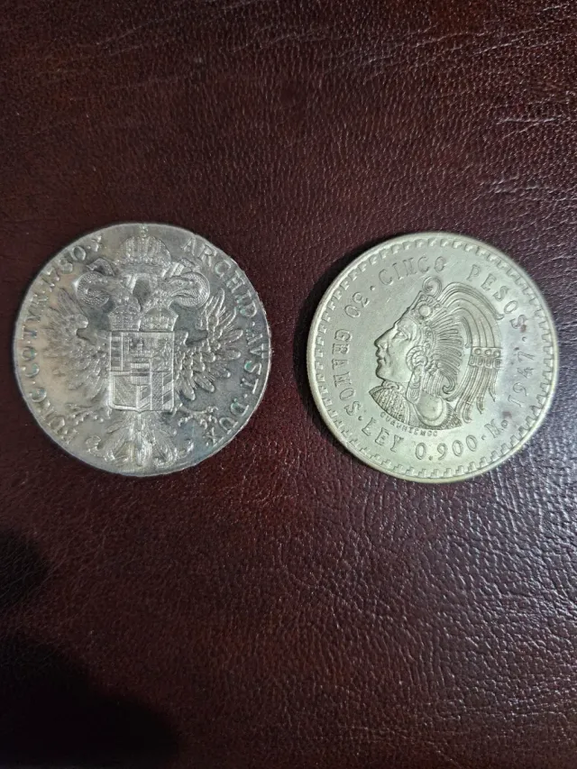 Lotto di 2 monete antiche in argento