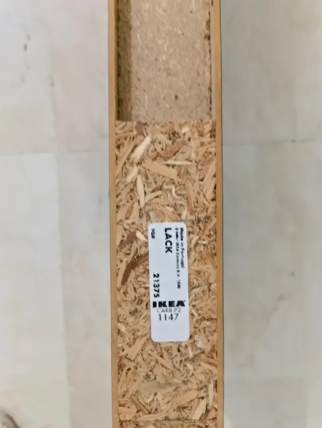 3 Mensole LACK IKEA Nero/beige/bianco