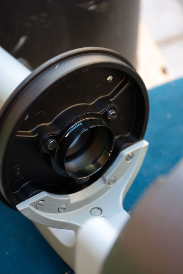 Microscopio antiguo URSS con caja