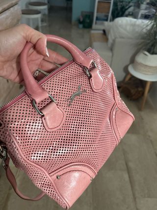 Bolso Bimba y Lola Rosa Perforado