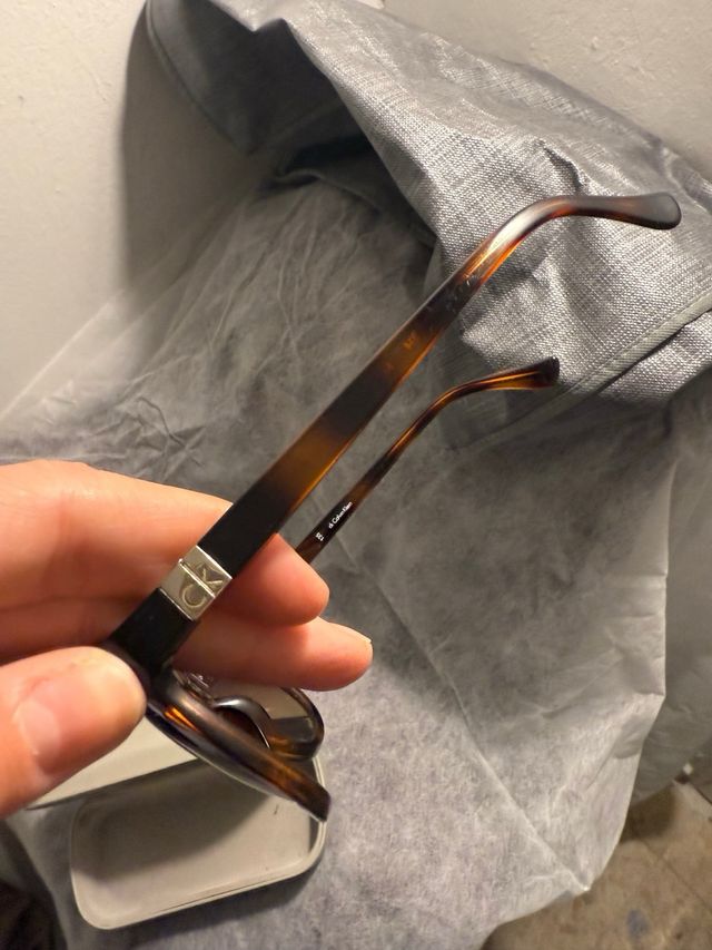 Occhiali da sole Calvin Klein da donna marrone multicolore