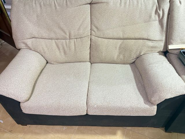 Sofá 3+2 plazas tela beige