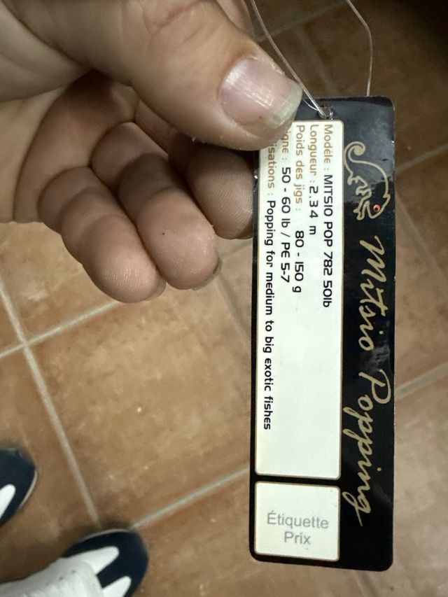 Caña de pesca Mytsio Pop 782