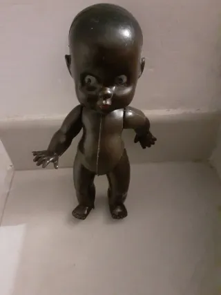 Bambola bambina nera vintage