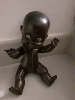 Bambola bambina nera vintage