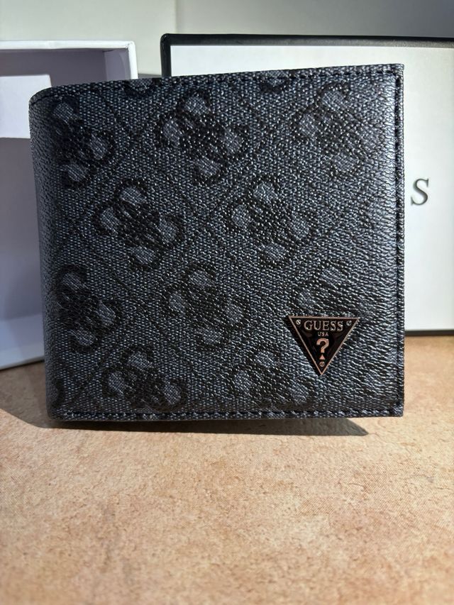Cartera Guess MITO BILLFOLD CON MONEDERO Negra