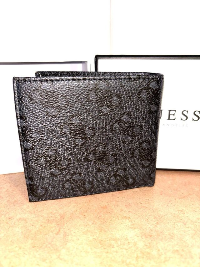 Cartera Guess MITO BILLFOLD CON MONEDERO Negra
