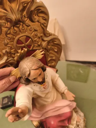 Sagrado Corazón de Jesús con Trono