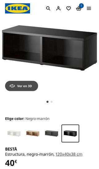 Guardaroba modulare Ikea-besta bianco e nero