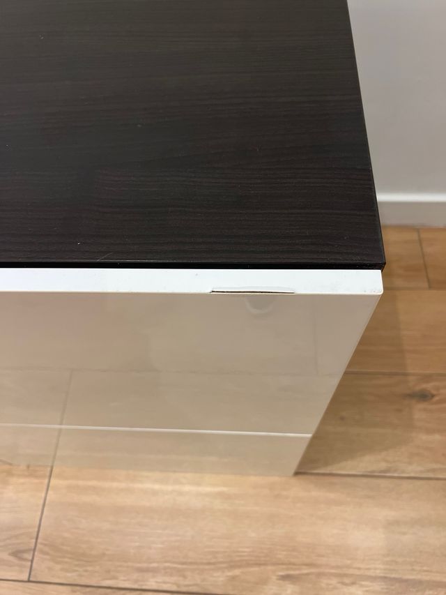 Armario modular Ikea-besta blanco y negro