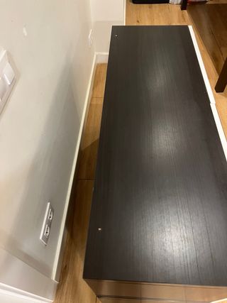 Guardaroba modulare Ikea-besta bianco e nero