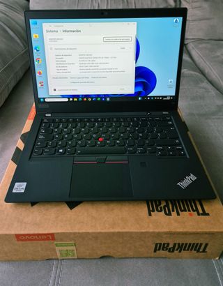 Portátil Lenovo ThinkPad T14 G1 i5 16RAM 512NVMe