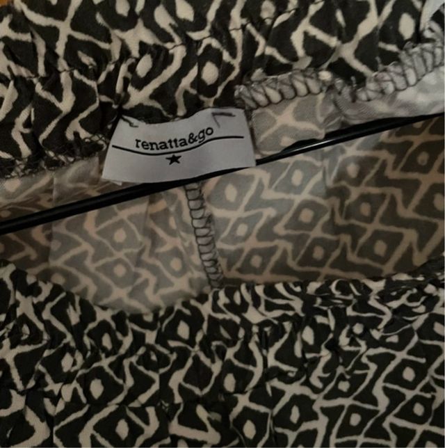 Pantalón estampado geométrico