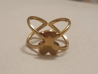 Anillo Tous Oso Dorado
