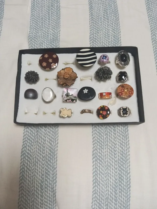 Lote de Anillos Ajustables Varios Diseños