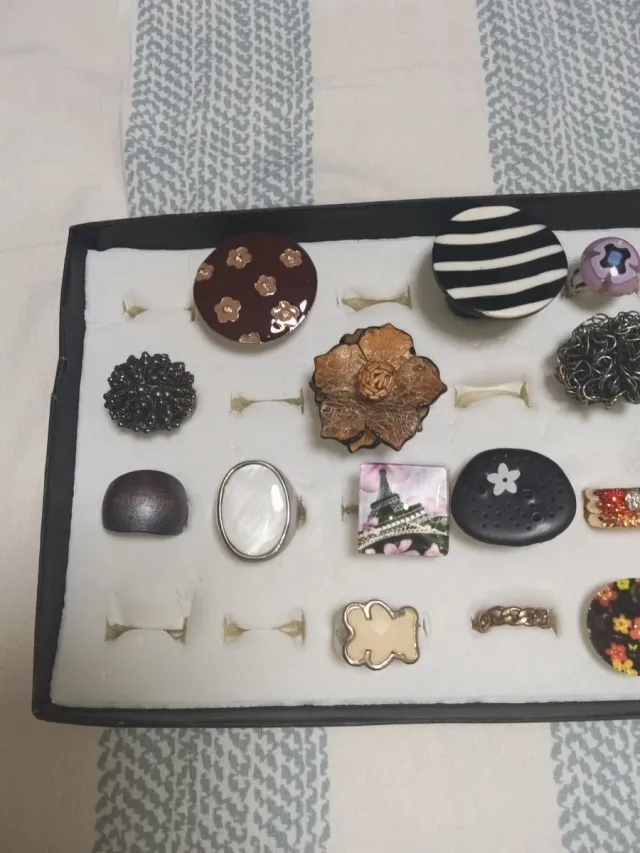 Lote de Anillos Ajustables Varios Diseños