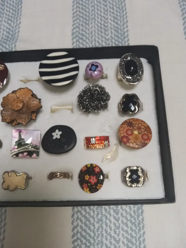 Lote de Anillos Ajustables Varios Diseños