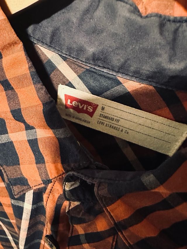 Camisa Levi's cuadros Talla M
