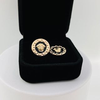 PENDIENTES MEDUSA REDONDOS 18K