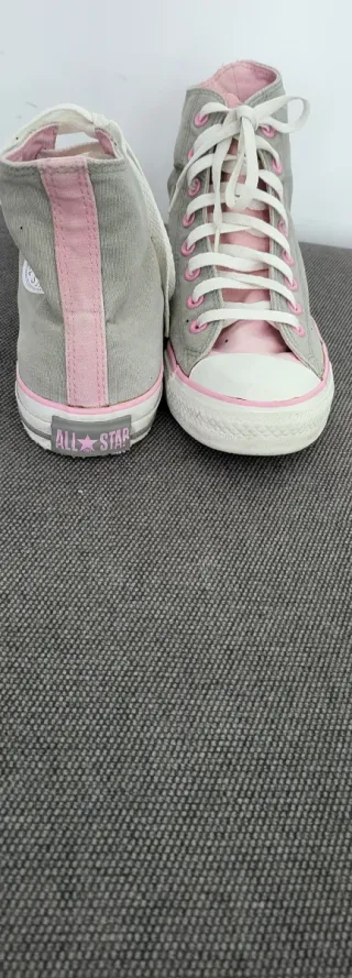 Converse Chuck Taylor Talla 42.5 Gris/Rosa