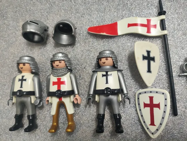 Playmobil,Caballeros,templarios Cruzados,figuras