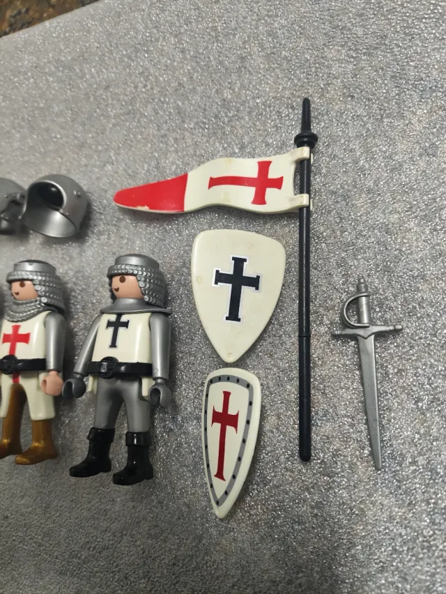 Playmobil,Caballeros,templarios Cruzados,figuras