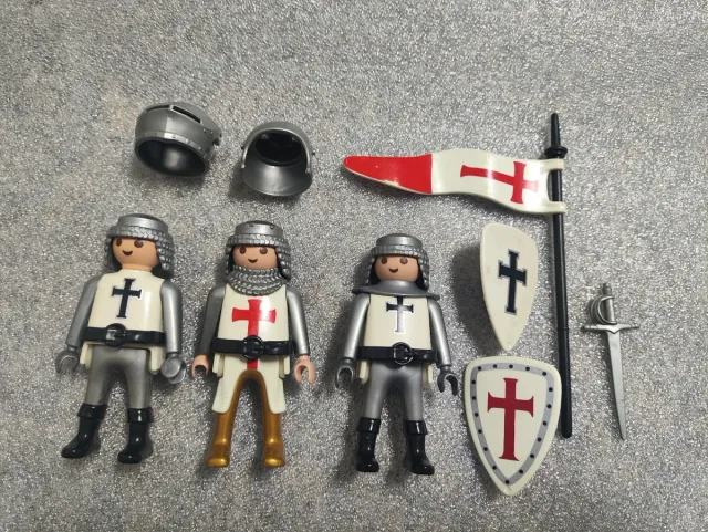 Playmobil,Caballeros,templarios Cruzados,figuras