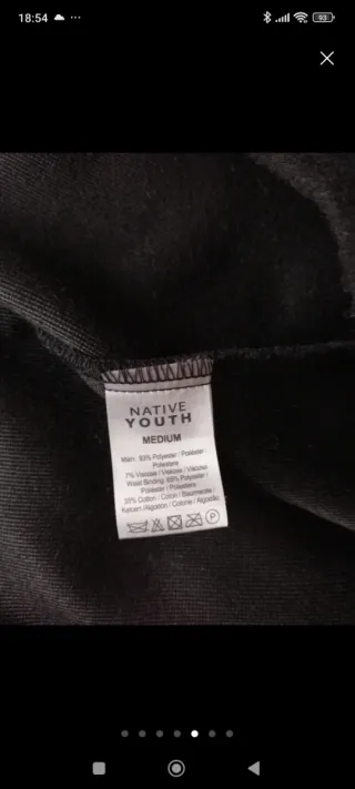 Minifalda negra tela de pelo