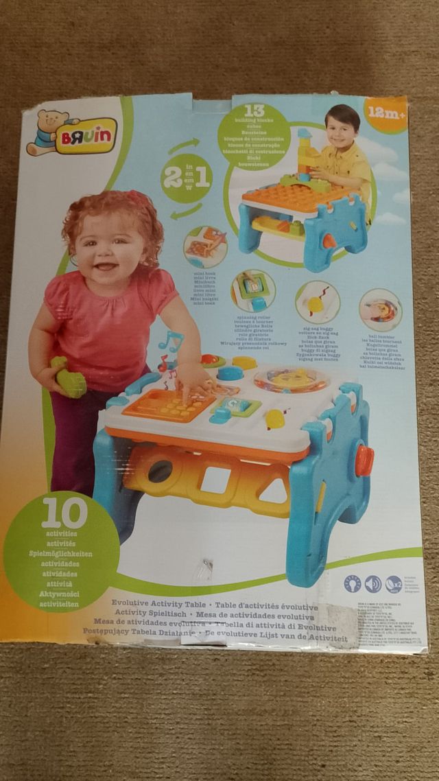 Mesa de Atividades Evolutiva Bruin 2 em 1