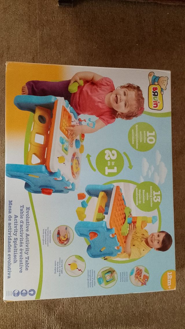 Mesa de Atividades Evolutiva Bruin 2 em 1