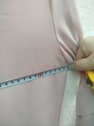 Blusa rosa manga larga