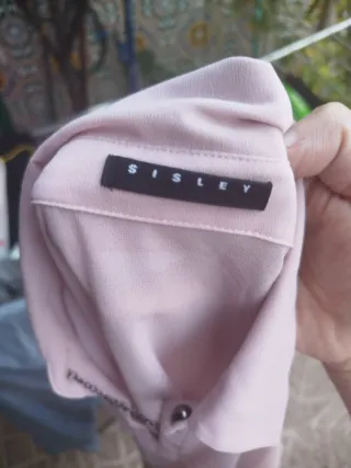 Blusa rosa manga larga