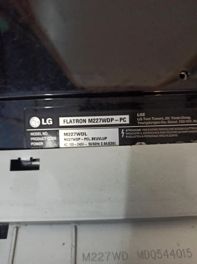 Scheda principale per TV LG modello M227WD