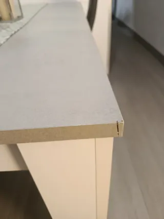 Mesa de comedor de madera extensible