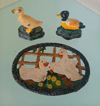 Sottopentola e fermaporta in ghisa