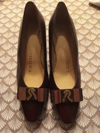 Zapatos piel Vermont Marrones Talla 35