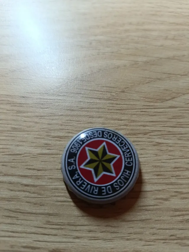 Chapa Estrella Galicia Cerveceros 1906