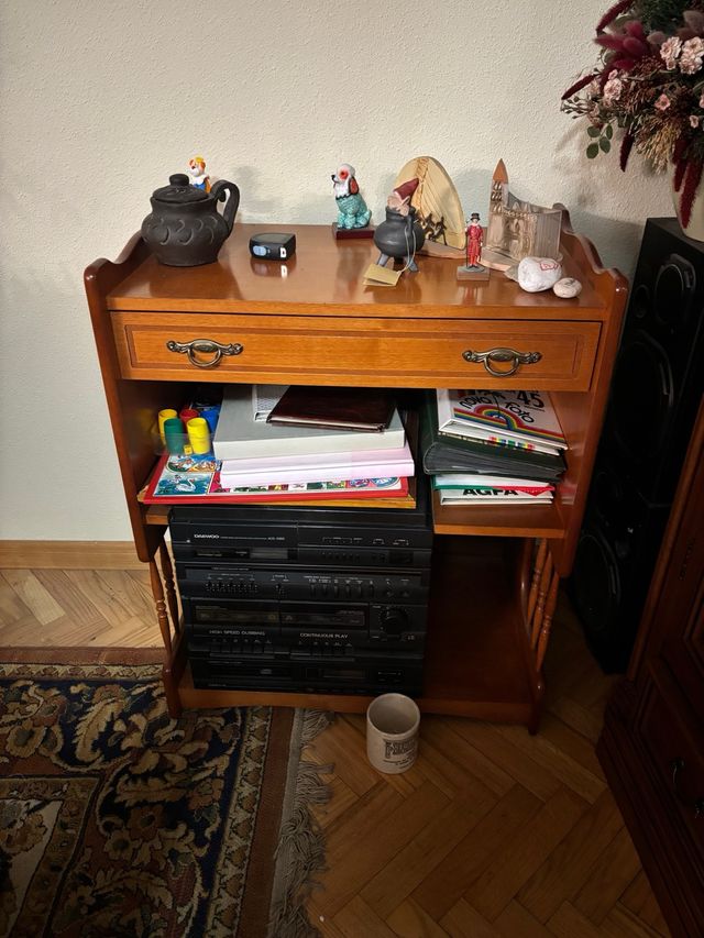 Mesa Auxiliar Madera Vintage