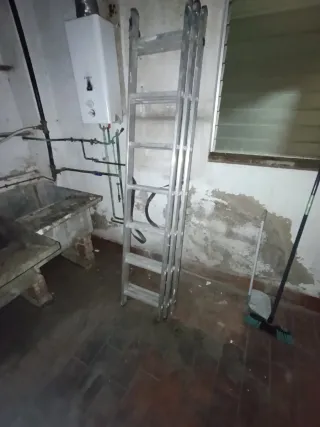 Escalera telescópica aluminio