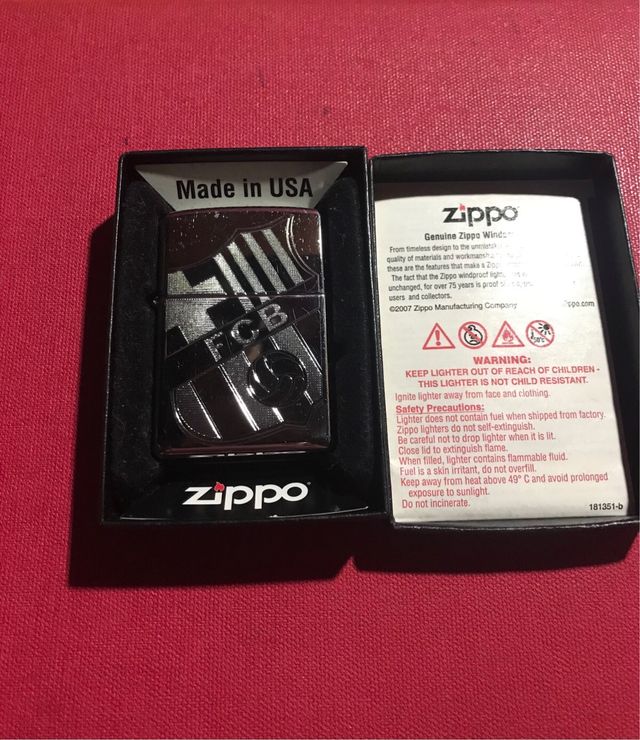 Accendino Zippo Barcellona