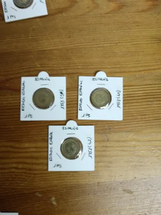 Colección 17 Pesetas España Diferentes Fechas