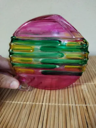 Ampolla vintage decorata