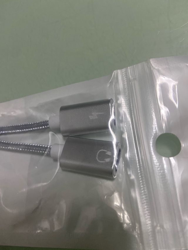 Adaptador para iphone Audio y Carga