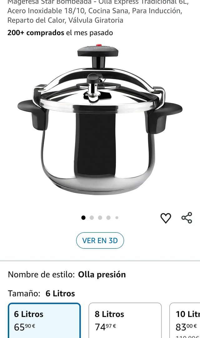 Olla Express Tradicional 6L Magefesa